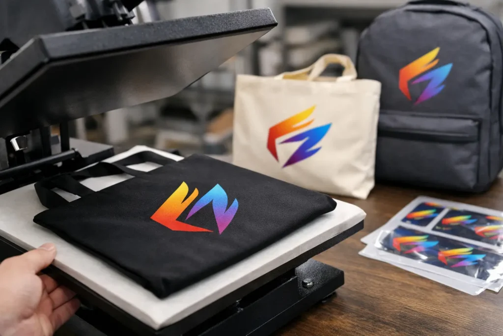 DTF Heat Press Bags for Sharp Branded Prints