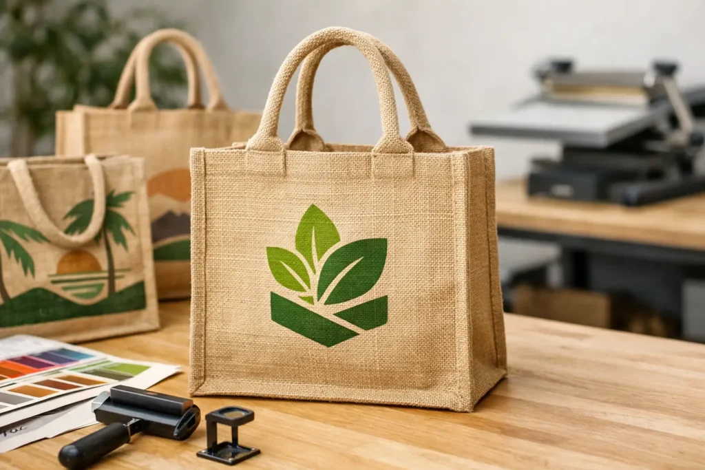 Jute Bag Custom Printing for Business Use