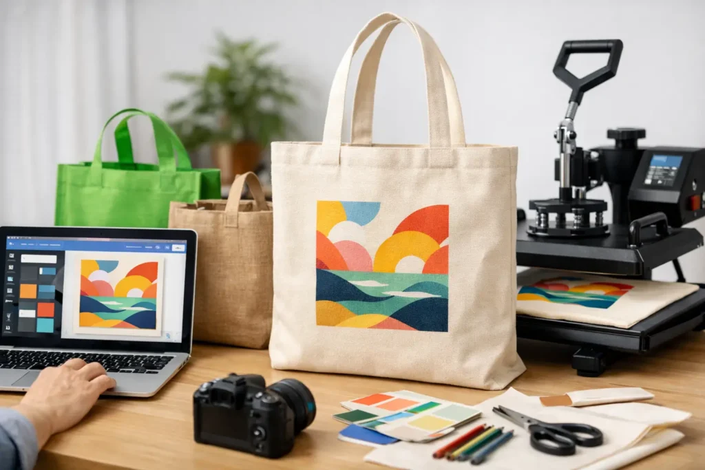 How to Export Canva Design for Bag Printing