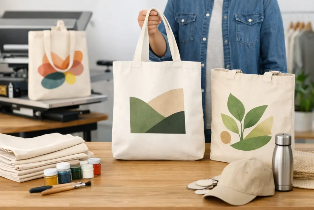 Custom Canvas Tote Printing for Better Brand Impact