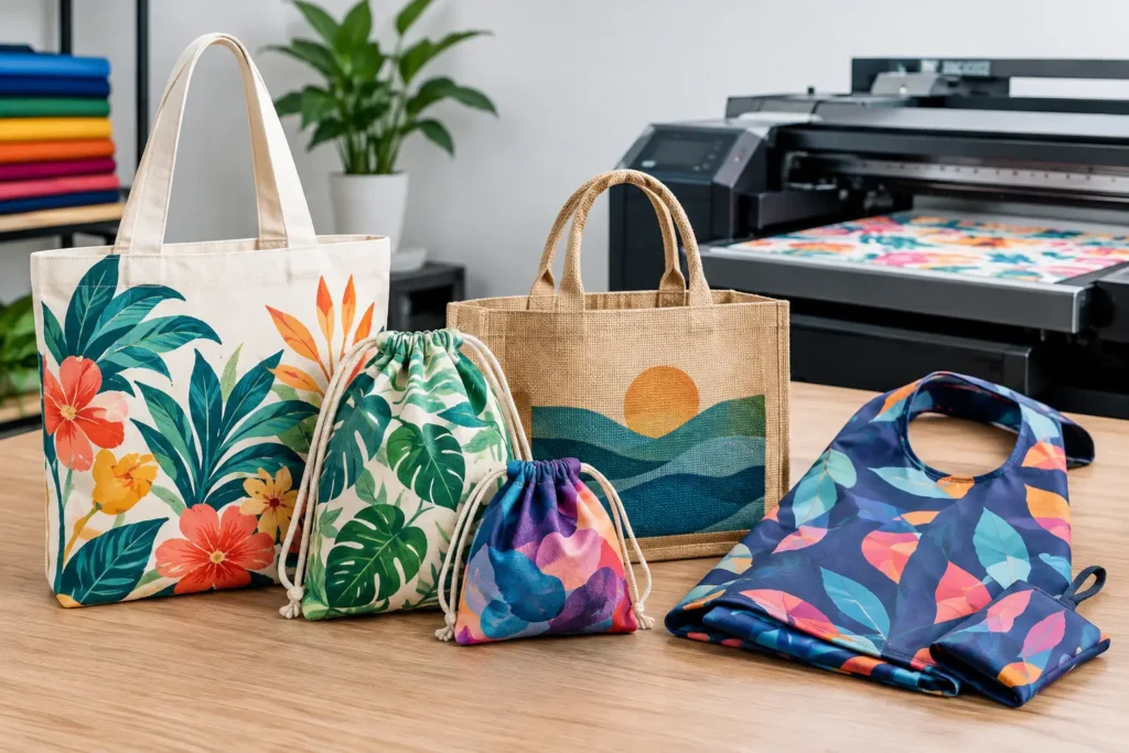 Digital Textile Printing for Branded Bags