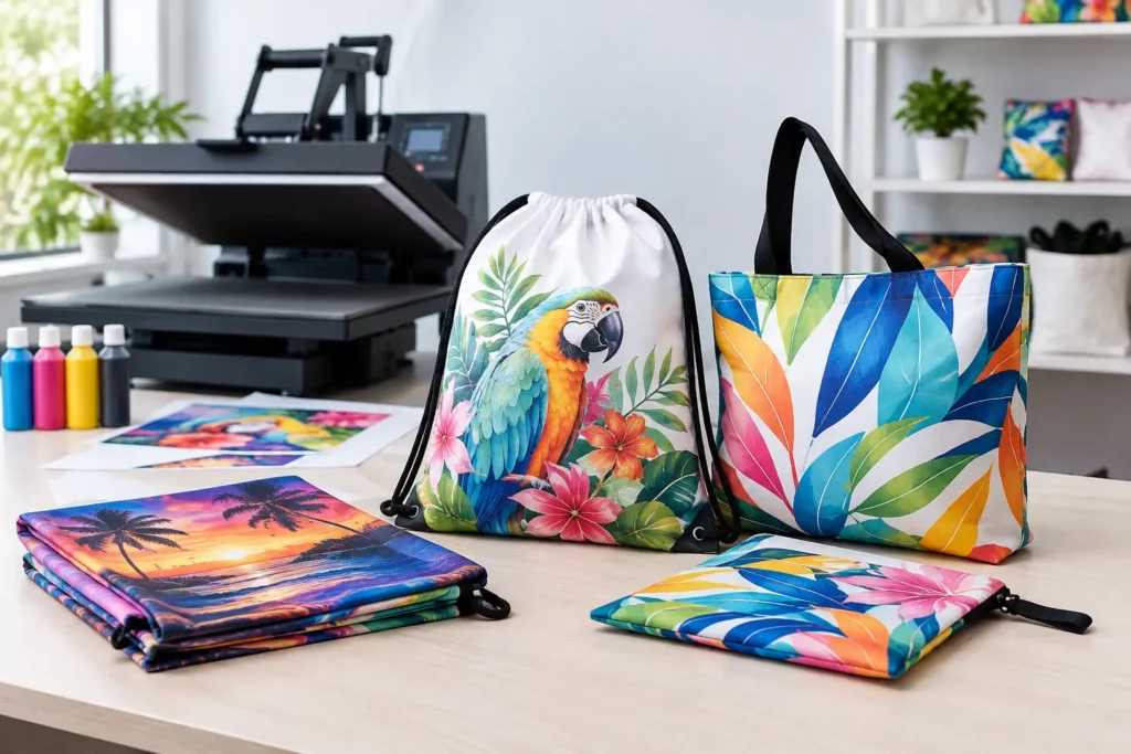 Sublimation Printing for Branded Polyester Bags